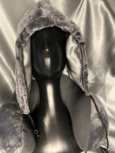 Haute Pillows: Satin Lined Hoodie Travel Pillows